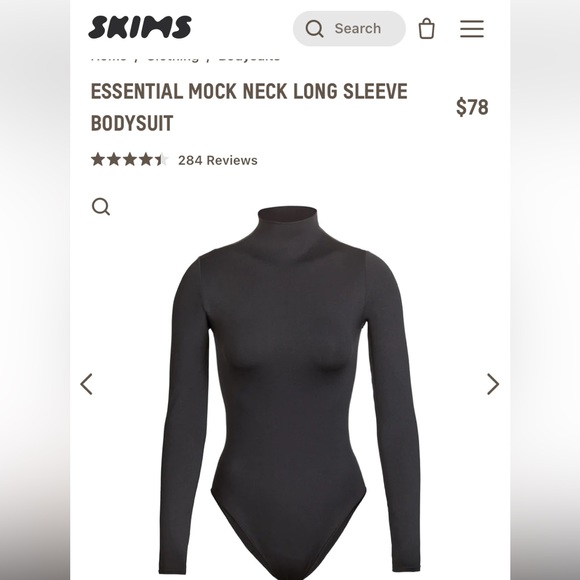 SKIMS mock neck long sleeve bodysuit thong

Each $20 - Picture 3 of 4